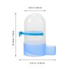Hemobllo Automatic Bird Feeder and Water Dispenser view 2