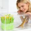 Reptile Terrarium Humidifier with Decorative Artificial Plants view 3