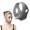 Collagen Face Sculpt Wrap, Reusable Jawline Shaper Chin Strap for Sleeping, Skin-Friendly and Breathable (Gray, S) view 1