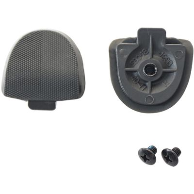 FACAIIO Road for Bike Replacement Heel Pads for Cycling Shoes, PA, 3 x 3 x 0.7 cm, for S-Works 6/7, 1 Pair with 4 mm Screws