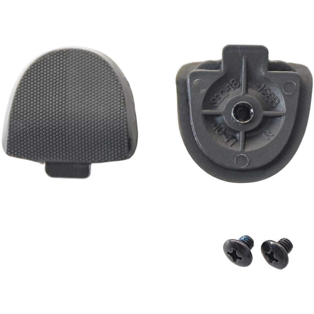 FACAIIO Road for Bike Replacement Heel Pads for Cycling Shoes, PA, 3 x 3 x 0.7 cm, for S-Works 6/7, 1 Pair with 4 mm Screws