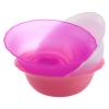 Mikikit 3-Piece Round Plastic Wash Basin, Portable for Facial and Foot Washing view 1