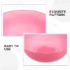 Mikikit 3-Piece Round Plastic Wash Basin, Portable for Facial and Foot Washing view 3