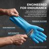 DUINIU 2 Pairs Scratch-Resistant Silicone Fleece Gloves view 4