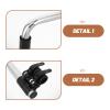 Mikikit 2-Piece Stainless Steel Wheelchair Handle Extensions view 3