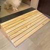 EIYAVVIDV Wooden Wheelchair Threshold Ramp, 7/8/9/10/11/15 cm High, Portable Curb Ramp, 31 x 30 x 8 cm view 4