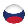 Laos Flag Lined Shower Cap for Women view 1