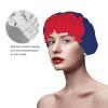 Laos Flag Lined Shower Cap for Women view 2