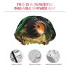 Company Women's Tractor-Print Lined Shower Cap view 3