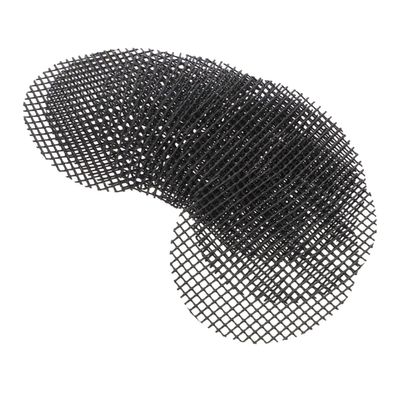 UKCOCO 10-Piece Black PE Drainage Mesh for Flower Pots and Ceramic Vases
