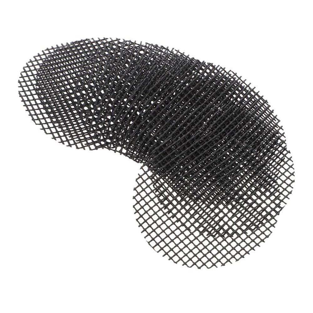 UKCOCO 10-Piece Black PE Drainage Mesh for Flower Pots and Ceramic Vases