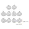 Gel Toe Protectors, 5 Pairs, Transparent, Non-Slip, for Sandals view 2