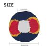 Mississippi State Flag Print Lined Shower Cap for Women view 4