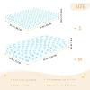 Blue Stars Fitted Sheet for Baby and Toddler Beds view 4