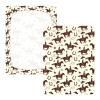 Baby Crib Sheet with Cowboy Horse Print, Cotton, Ultra-Soft, Beige, 1 Pack view 3