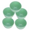 TOPINCN DIY Facial Mask Bowls, Light Green, 5-Pack view 1