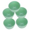 TOPINCN DIY Facial Mask Bowls, Light Green, 5-Pack view 3