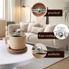 FACAIIO Stainless Steel Coffee Ice Ball with Holder, Whiskey Chilling Stone, 2.2 cm, Reusable, Silver view 4