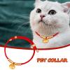 Dog Collar for Small Dogs, Cute Cat Collar, Chinese New Year Necklace view 2