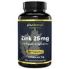 High-Dose Zinc Tablets – Zinc Bisglycinate 25 mg – plantomol Essentials view 1