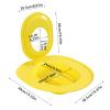 Feizikaw Pet Accessories Cat Litter Box Training Set, Toilet Training System, Reusable Training Ring and Training Seat Tool (Blue, A) view 4