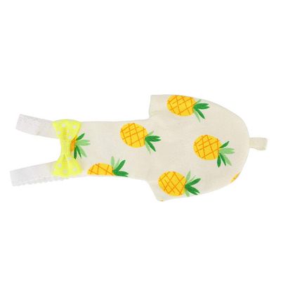 Phefop Se Bird Diaper, 10.2 x 20.1 cm, Adjustable Strap, Washable Parrot Diaper for Cockatiels, Parakeets, Pigeons, Macaws, Budgies, Size L, Fruit