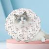 Tofficu Postoperative Cat Collar with Adjustable Drawstring and Lick Protection view 3