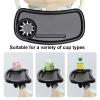 Stroller Snack Tray and Cup Holder, 360-Degree Rotating Organizer view 3