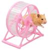 Small Animal Hamster Wheel - Quiet, Breathable with Stand view 1
