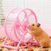 Small Animal Hamster Wheel - Quiet, Breathable with Stand view 2