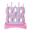 Space-Saving Foldable Baby Bottle Drying Rack with Drip Tray view 1