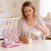 Space-Saving Foldable Baby Bottle Drying Rack with Drip Tray view 2