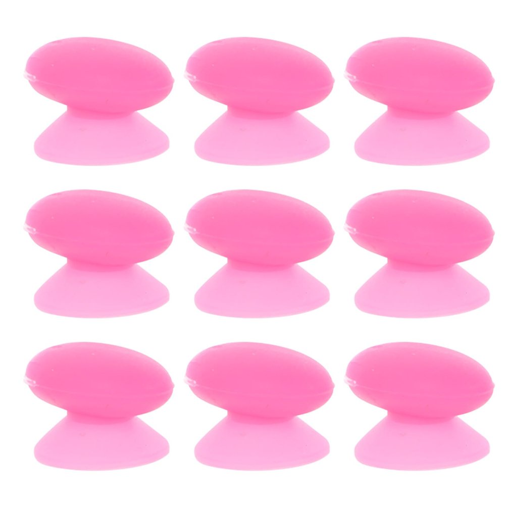 HOMSFOU 10-Pack Reusable Silicone Lip Brush Protective Caps