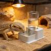 Reptile Automatic Water Dispenser Terrarium Bowl view 3