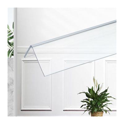 Self-Adhesive Transparent PETG Corner and Edge Protector for Walls, 80 x 3 cm