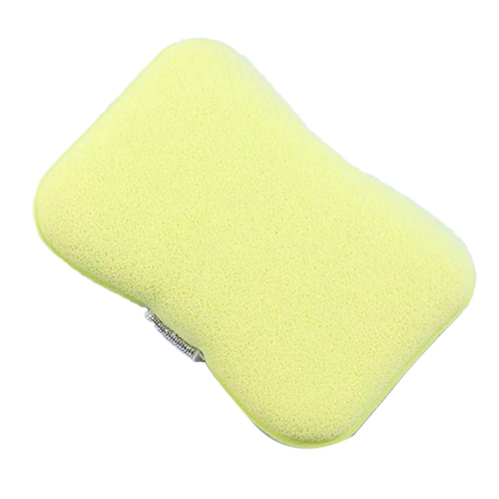 Shower Sponge Pouf – Soft Bath Loofah with Rope Loop, 4.72 × 3.35 × 0.79 in