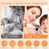 Electric Nail Clipper, 2-in-1 Nail Grinder & File with Light for Babies, Children, Adults and Seniors view 3