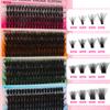 MOTIBACK Eyelash Extension Set, 14-Row Voluminous Lash Clusters, D-Curl view 2