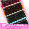 MOTIBACK Eyelash Extension Set, 14-Row Voluminous Lash Clusters, D-Curl view 4