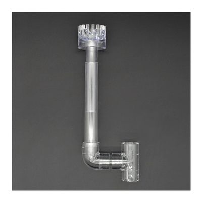 CNSVAWPST Acrylic Lily Pipe Spin Surface Intake Filter, 20 mm Bend