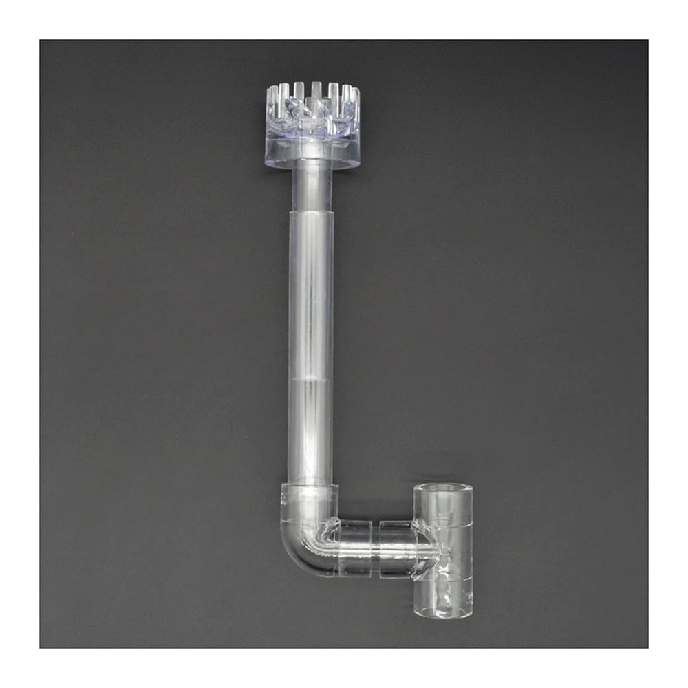 CNSVAWPST Acrylic Lily Pipe Spin Surface Intake Filter, 20 mm Bend
