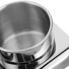 LOORGVEL 2-Piece Stainless Steel Nail Art Dappen Dishes with Lids view 3
