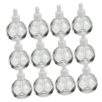 Ciieeo 12-Pack 30 mL Glass Dropper Bottles for Essential Oils