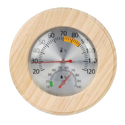 URPIZY Precision Wall-Mounted Thermometer-Hygrometer for Saunas and Steam Rooms