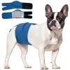 Kuoser Washable Male Dog Diaper, Blue, XL view 1