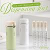 4-in-1 Refillable Travel Dispenser Bottle, Leakproof, White view 2