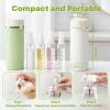 4-in-1 Refillable Travel Dispenser Bottle, Leakproof, White view 3