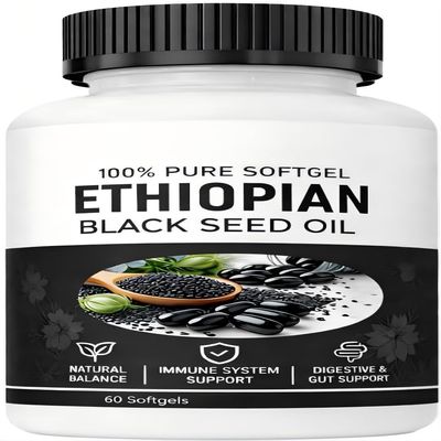 Black Seed, Pure Nutrient-Rich Black Seed, 60 Softgels, 1 Pc