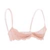 Women's Open-Bust Underwire Push-Up Bra with Sheer Lace view 3