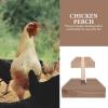 BESTonZON Wooden Chicken Perch with Stable Stand view 3